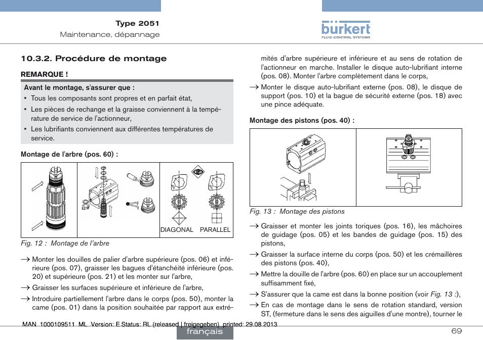 Burkert Type 2051 User Manual | Page 69 / 76