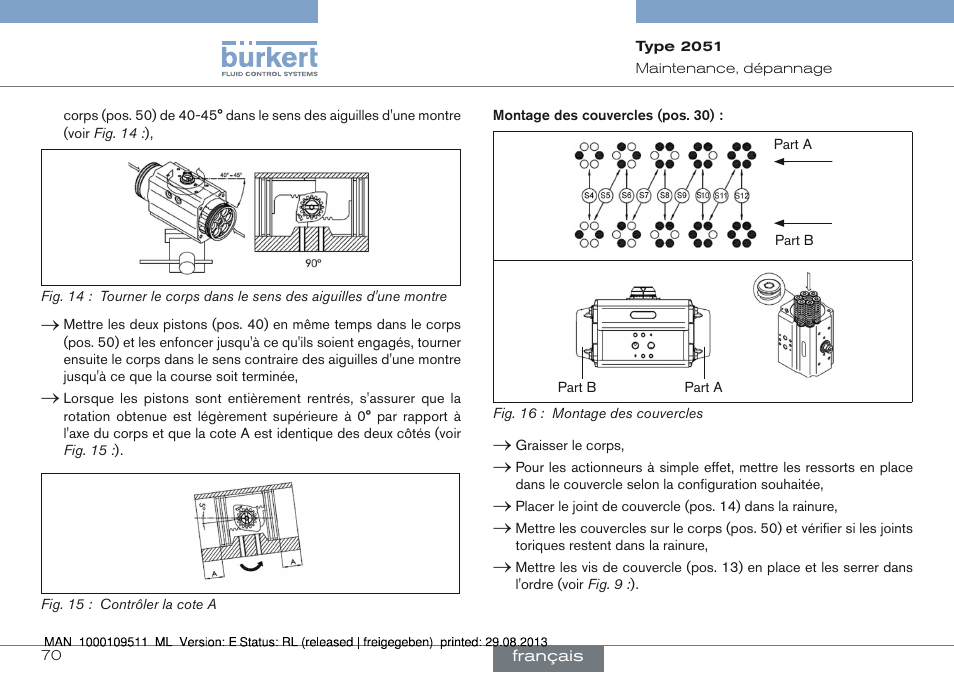 Burkert Type 2051 User Manual | Page 70 / 76