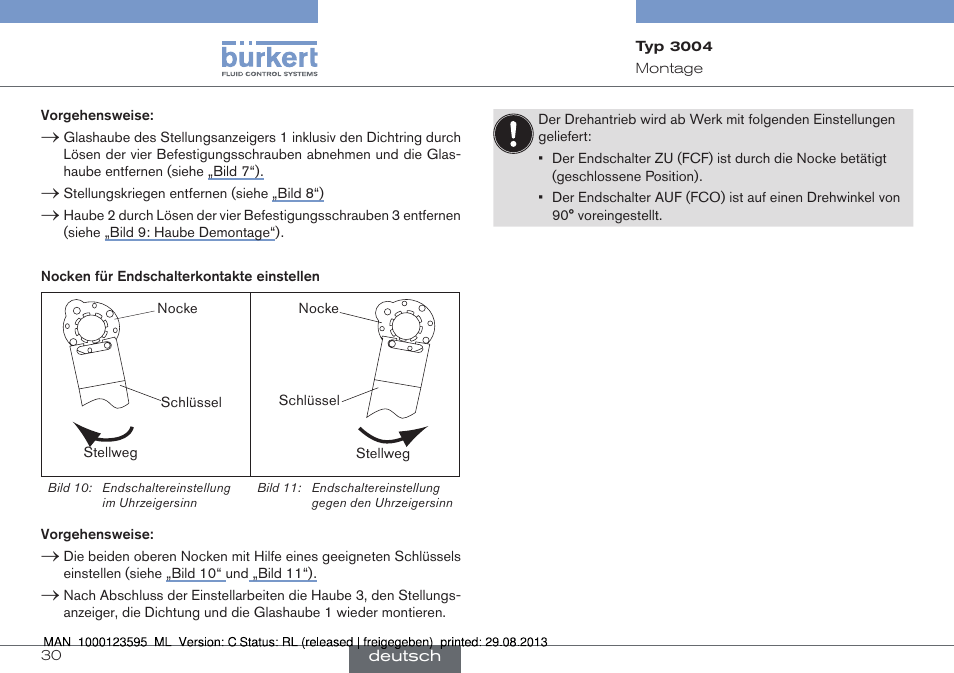 Burkert Type 3004 User Manual | Page 30 / 62