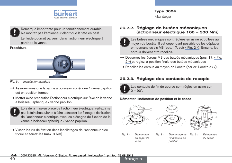 Burkert Type 3004 User Manual | Page 49 / 62