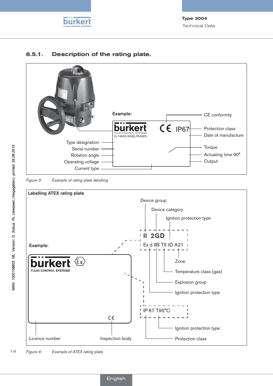 Ii 2 g d | Burkert Type 3004 User Manual | Page 14 / 118