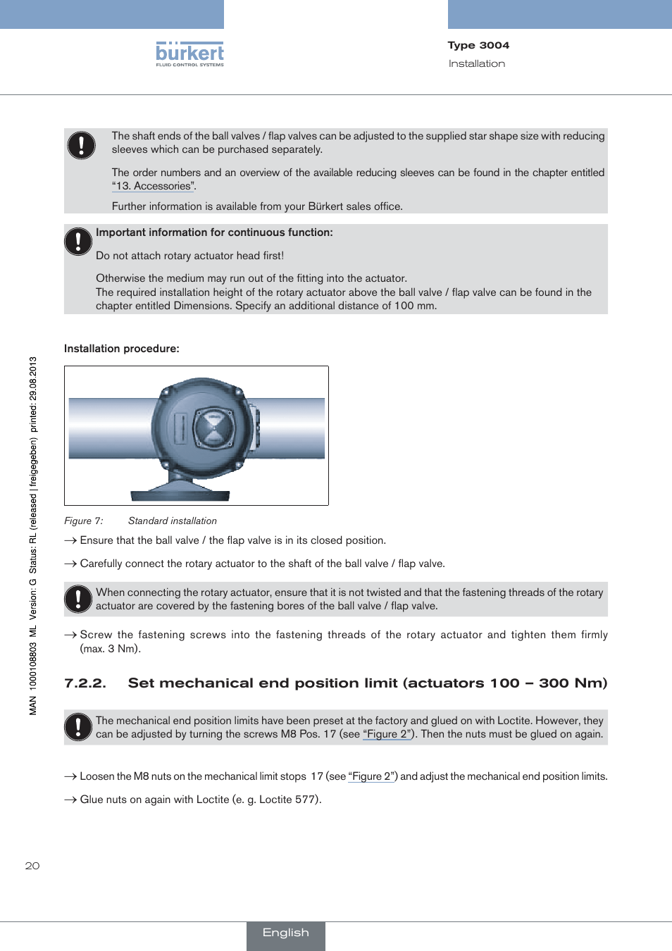 Burkert Type 3004 User Manual | Page 20 / 118