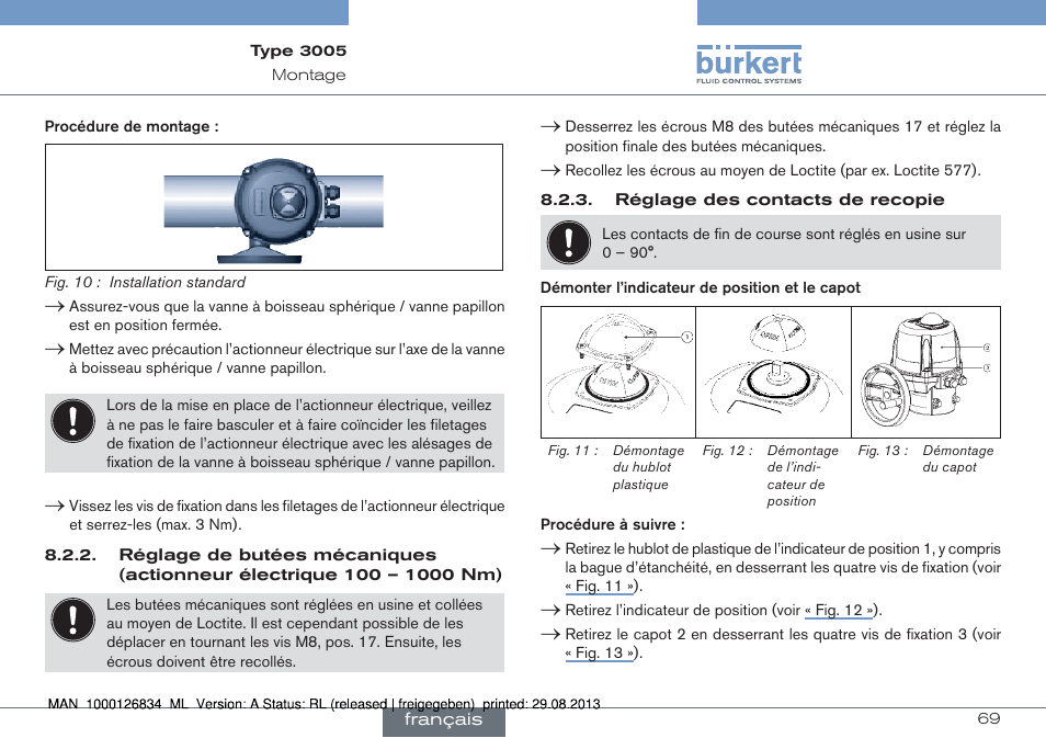 Burkert Type 3005 User Manual | Page 69 / 82