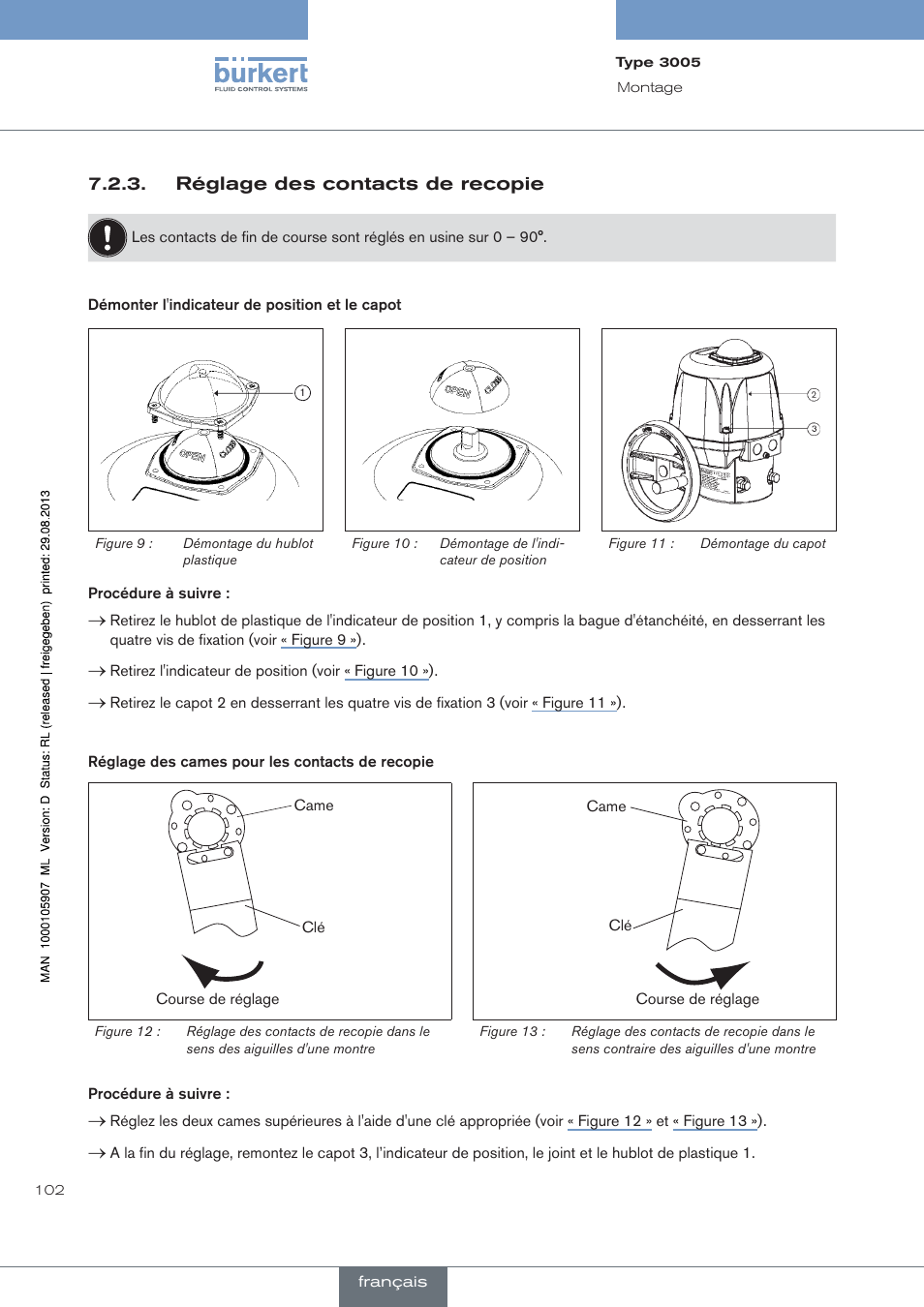 Burkert Type 3005 User Manual | Page 102 / 124