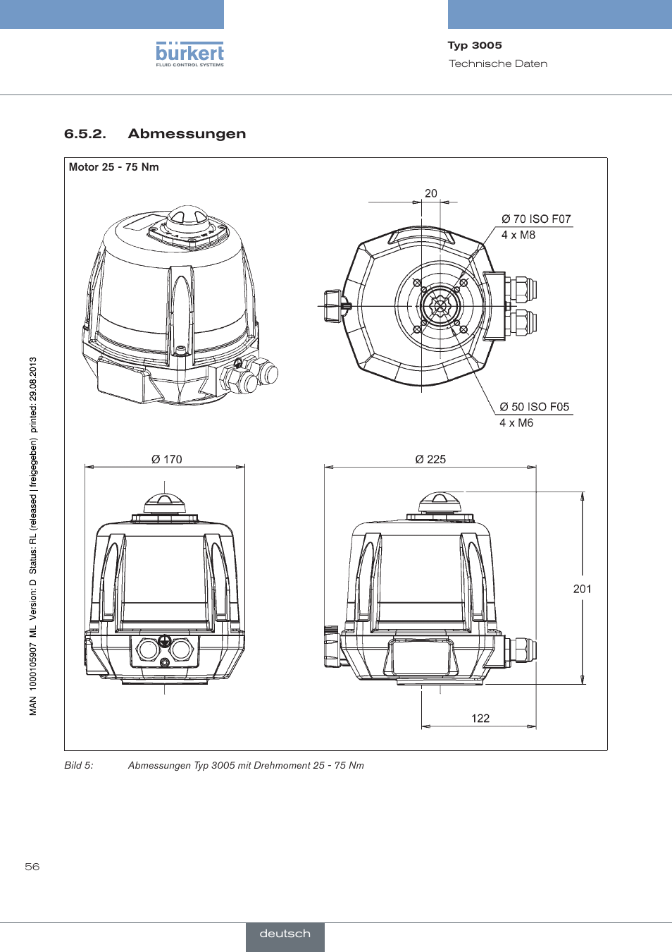 Burkert Type 3005 User Manual | Page 56 / 124