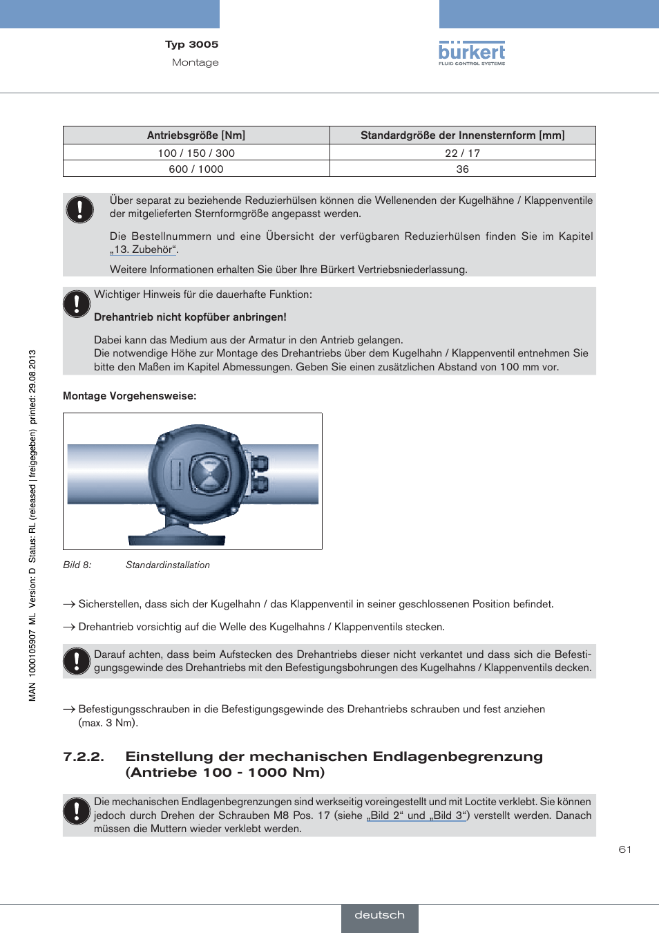 Burkert Type 3005 User Manual | Page 61 / 124