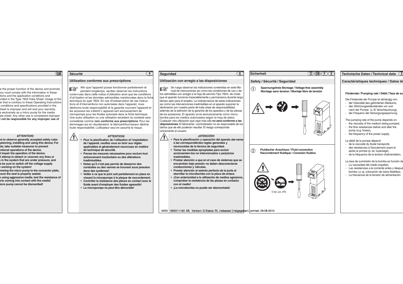 Burkert Type 7604 User Manual | Page 2 / 6