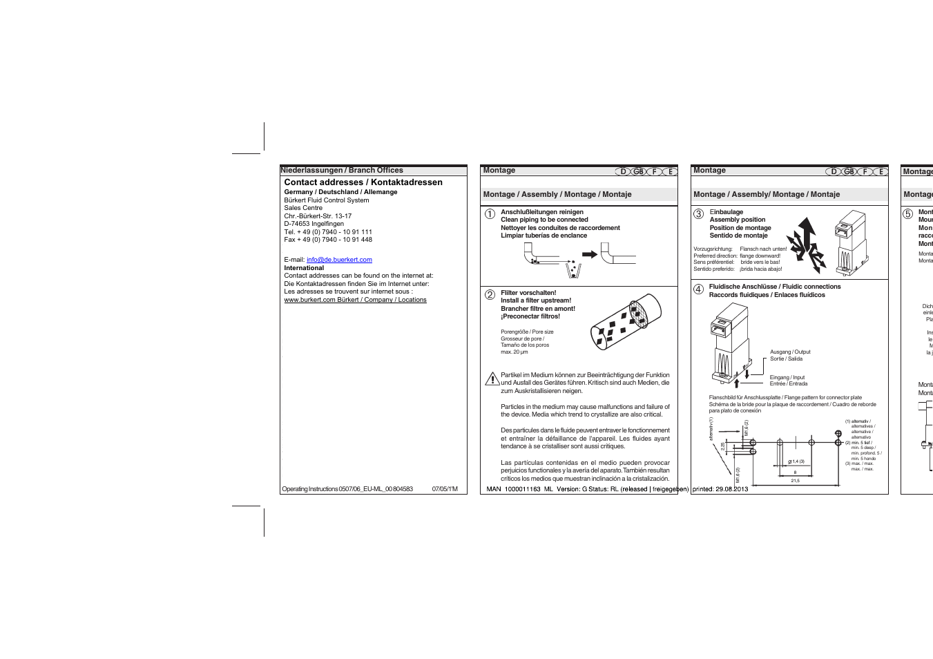 Burkert Type 7604 User Manual | Page 4 / 6