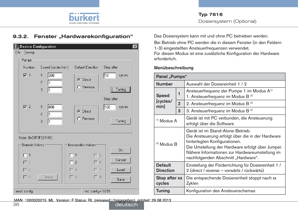 Burkert Type 7616 User Manual | Page 36 / 62