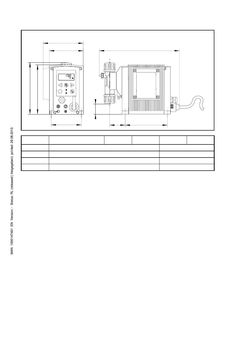 Dimensions | Burkert Type 7800 User Manual | Page 30 / 32