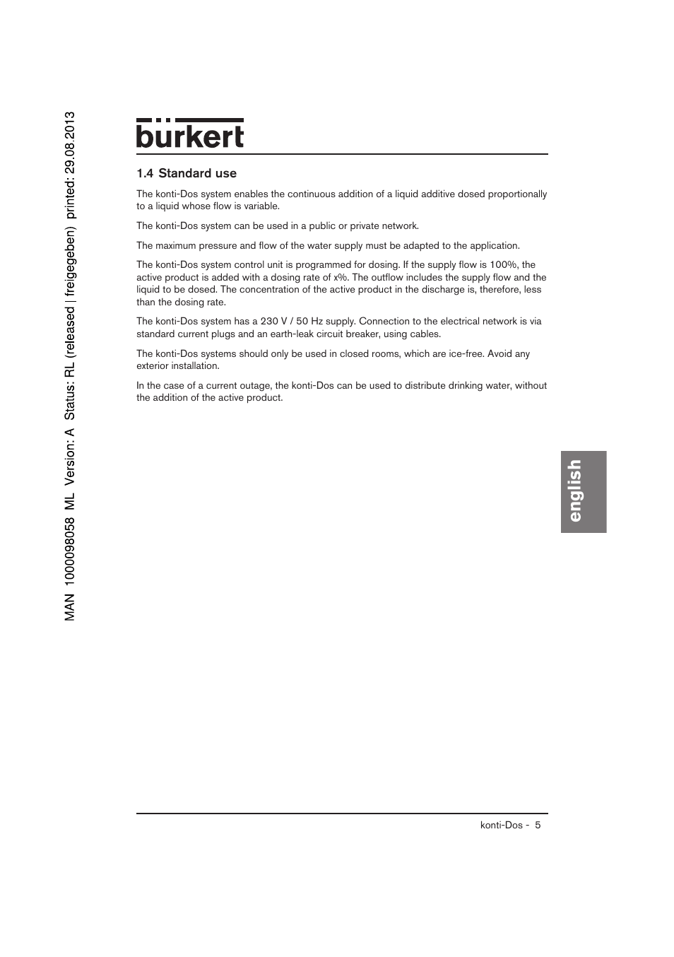 English | Burkert Type 7880 User Manual | Page 25 / 60