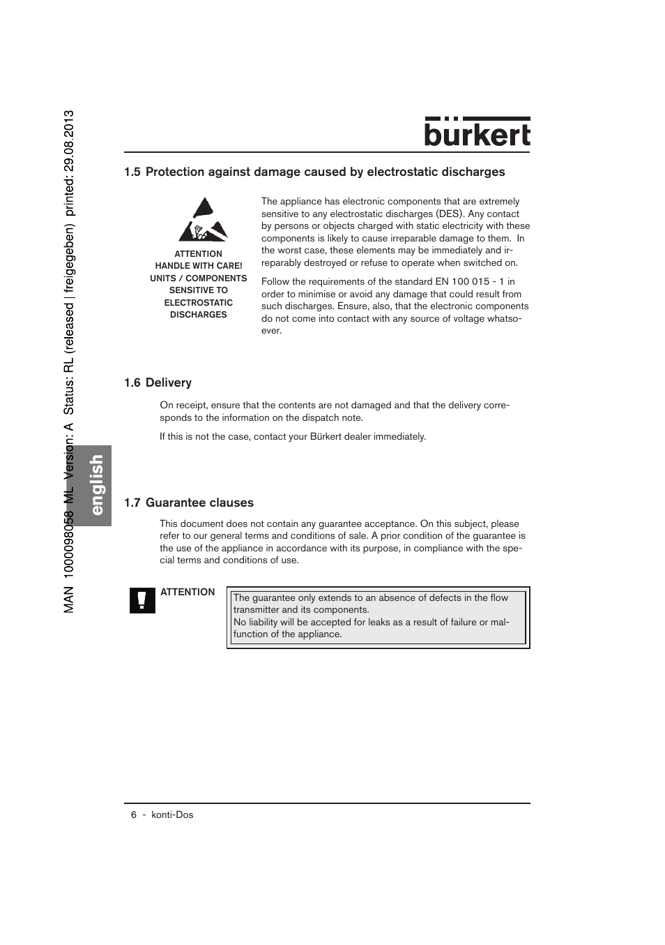 English | Burkert Type 7880 User Manual | Page 26 / 60