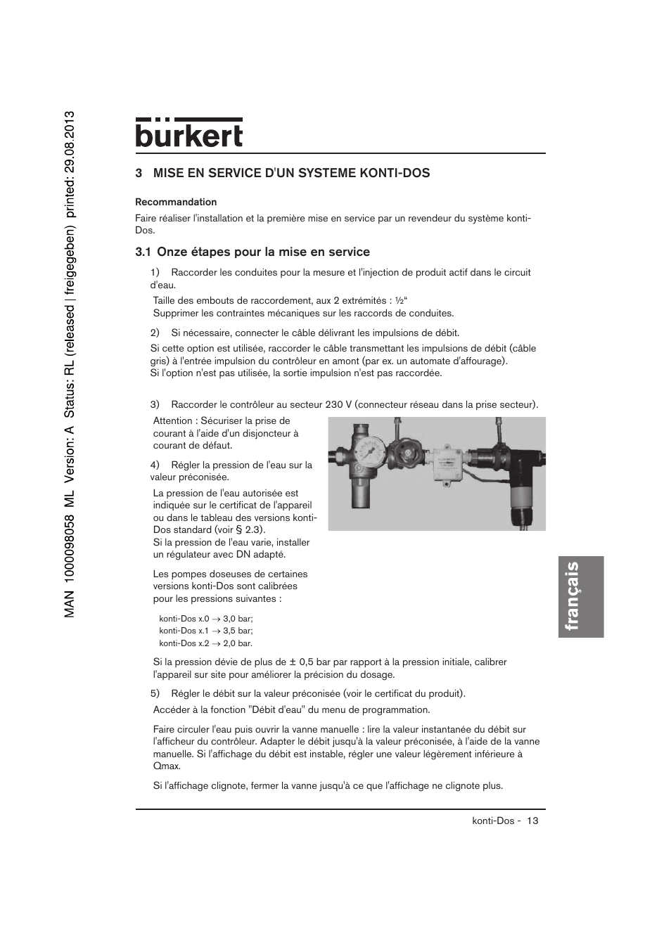 Français | Burkert Type 7880 User Manual | Page 53 / 60