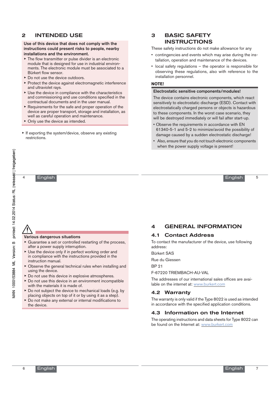 Burkert Type 8070 User Manual | Page 2 / 15