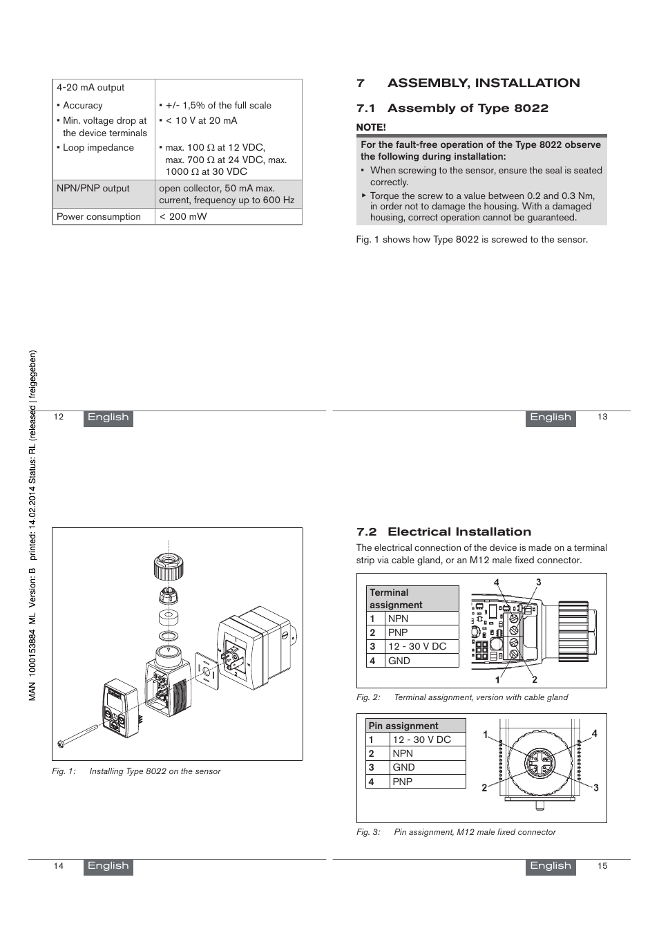 Burkert Type 8070 User Manual | Page 4 / 15