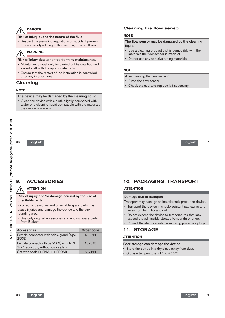 Burkert Type 8020 User Manual | Page 10 / 33