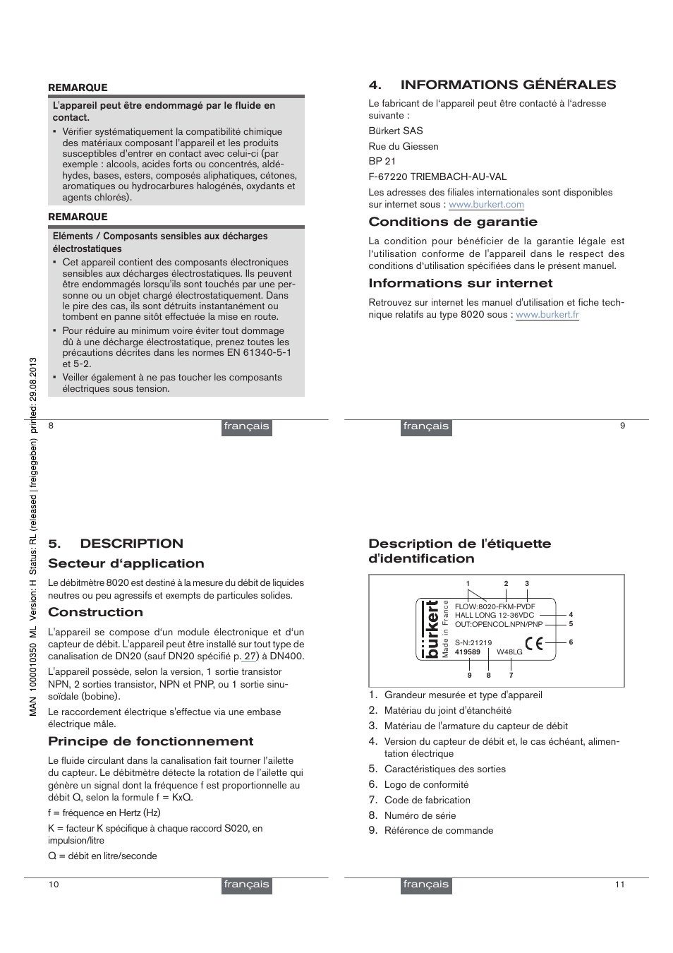 Burkert Type 8020 User Manual | Page 25 / 33