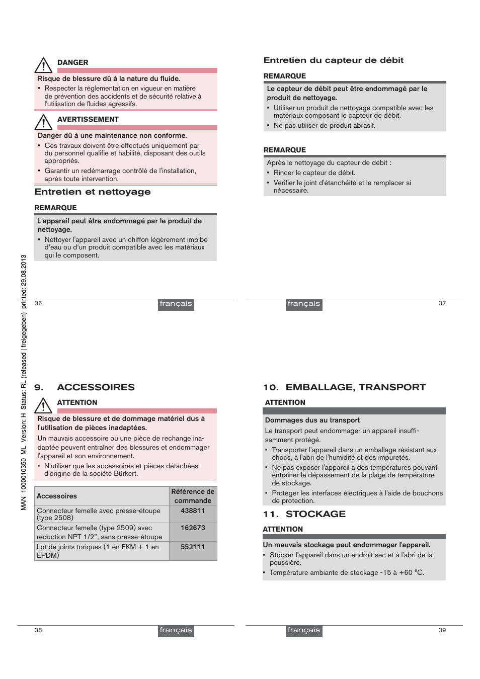 Burkert Type 8020 User Manual | Page 32 / 33