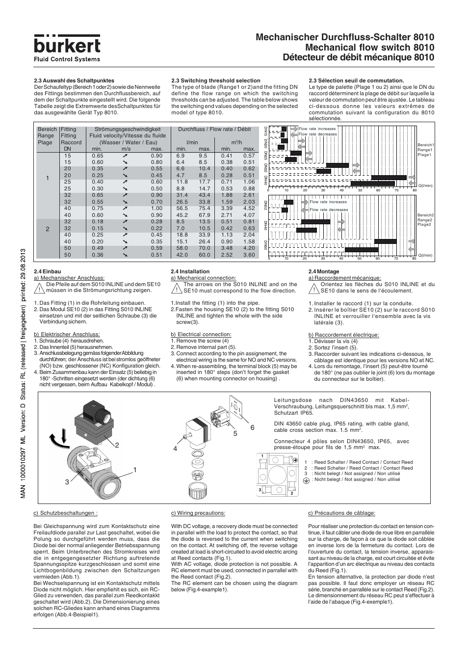 Burkert Type 8010 User Manual | Page 2 / 6