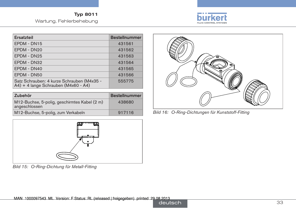 Burkert Type 8011 User Manual | Page 65 / 100