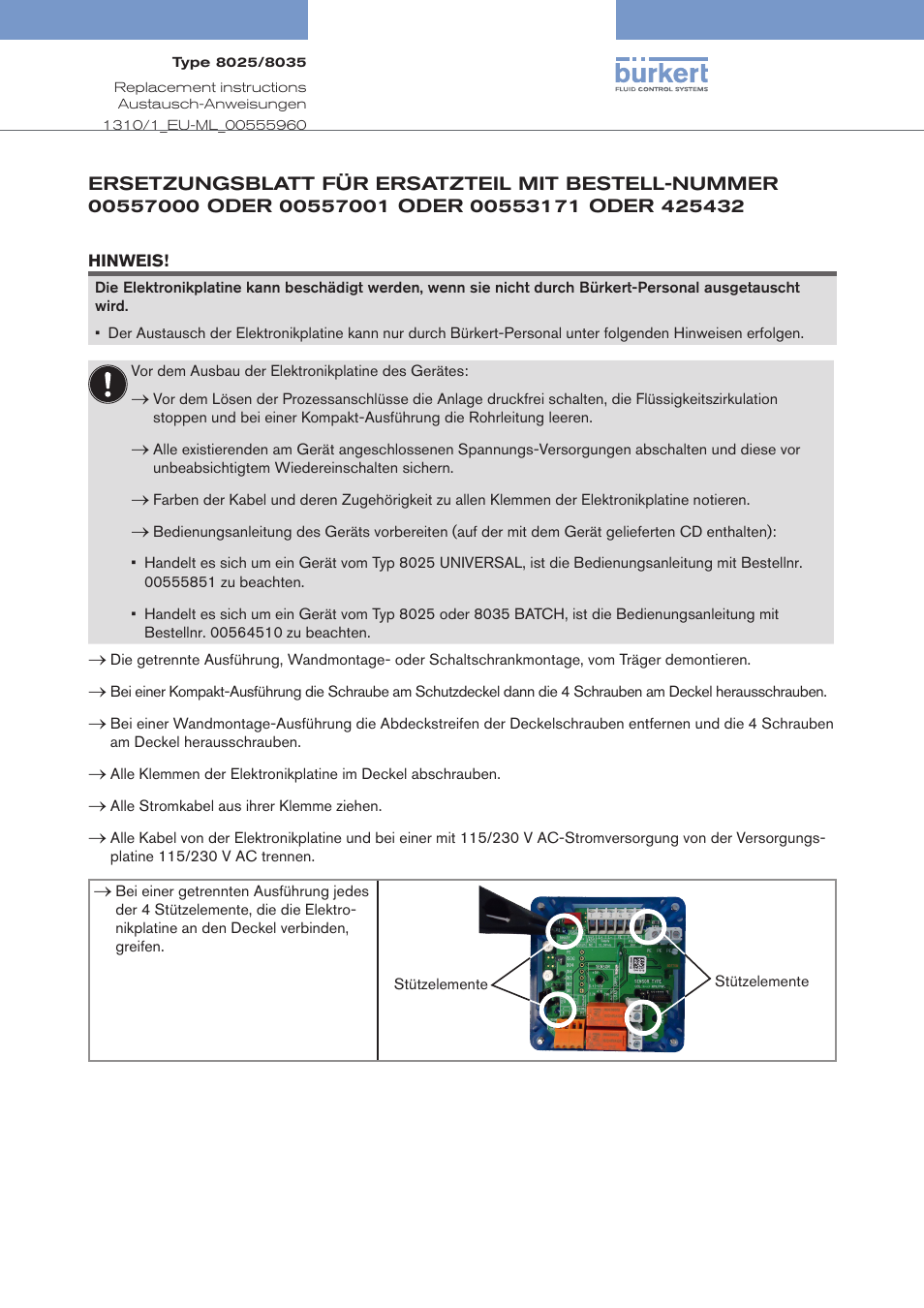 Burkert Type 8035 User Manual | Page 3 / 6