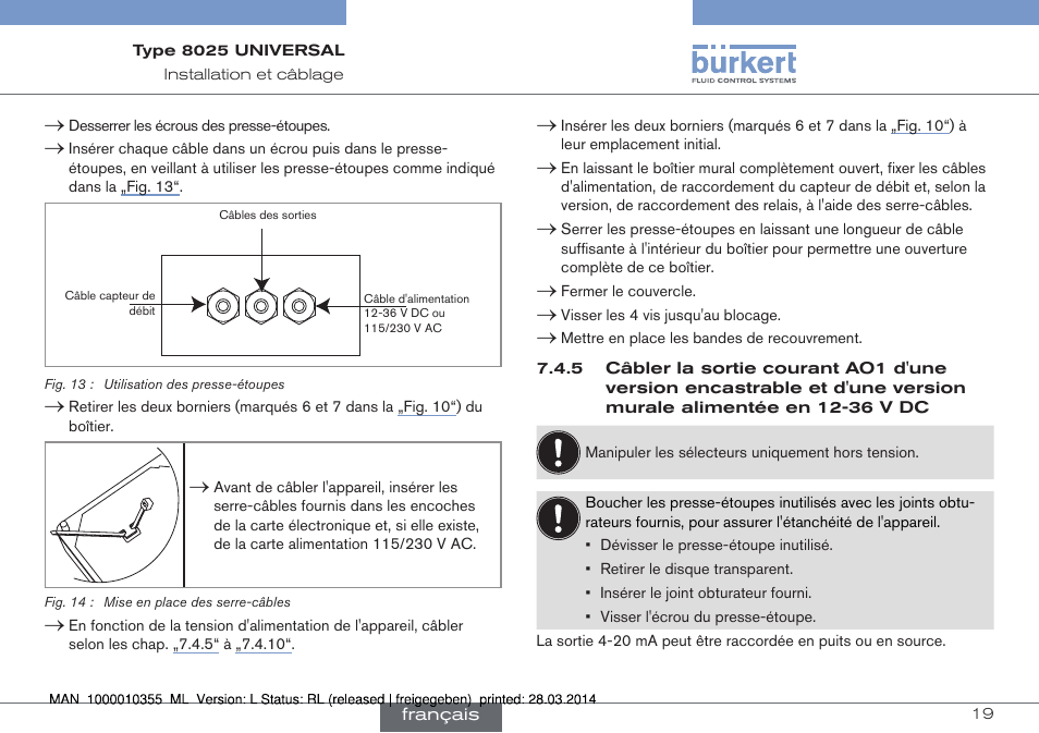 Burkert Type 8025 User Manual | Page 107 / 134