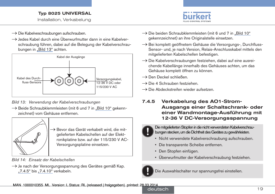 Burkert Type 8025 User Manual | Page 63 / 134