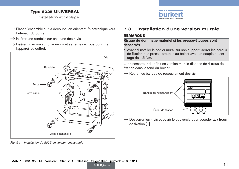 Burkert Type 8025 User Manual | Page 99 / 134