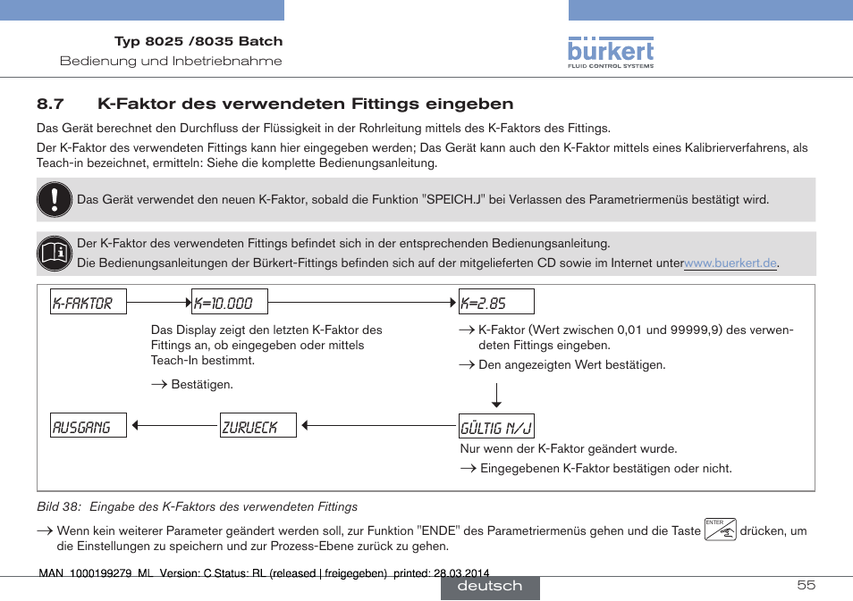 Burkert Type 8035 User Manual | Page 115 / 176