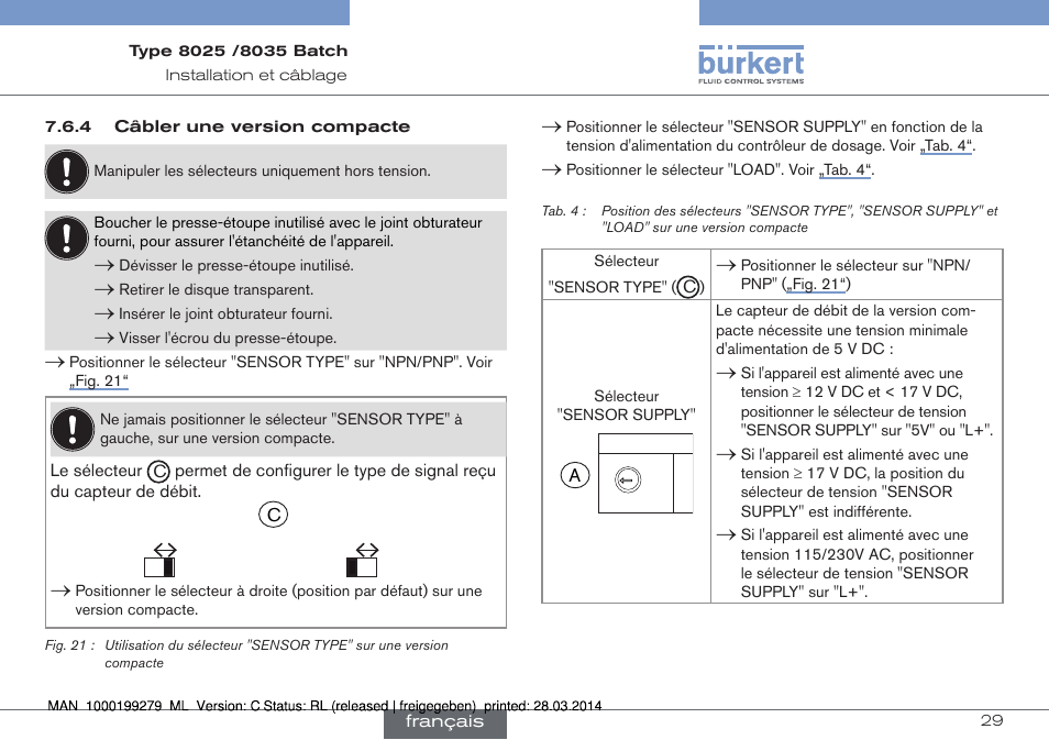 Burkert Type 8035 User Manual | Page 147 / 176