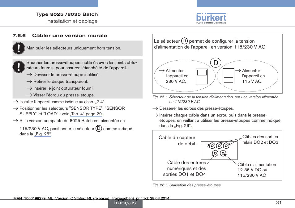 Burkert Type 8035 User Manual | Page 149 / 176