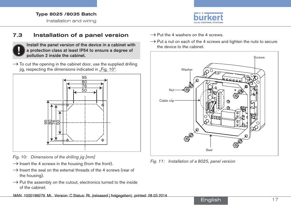 Burkert Type 8035 User Manual | Page 19 / 176