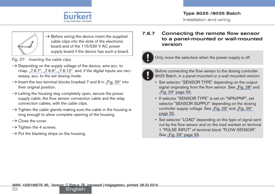 Burkert Type 8035 User Manual | Page 34 / 176