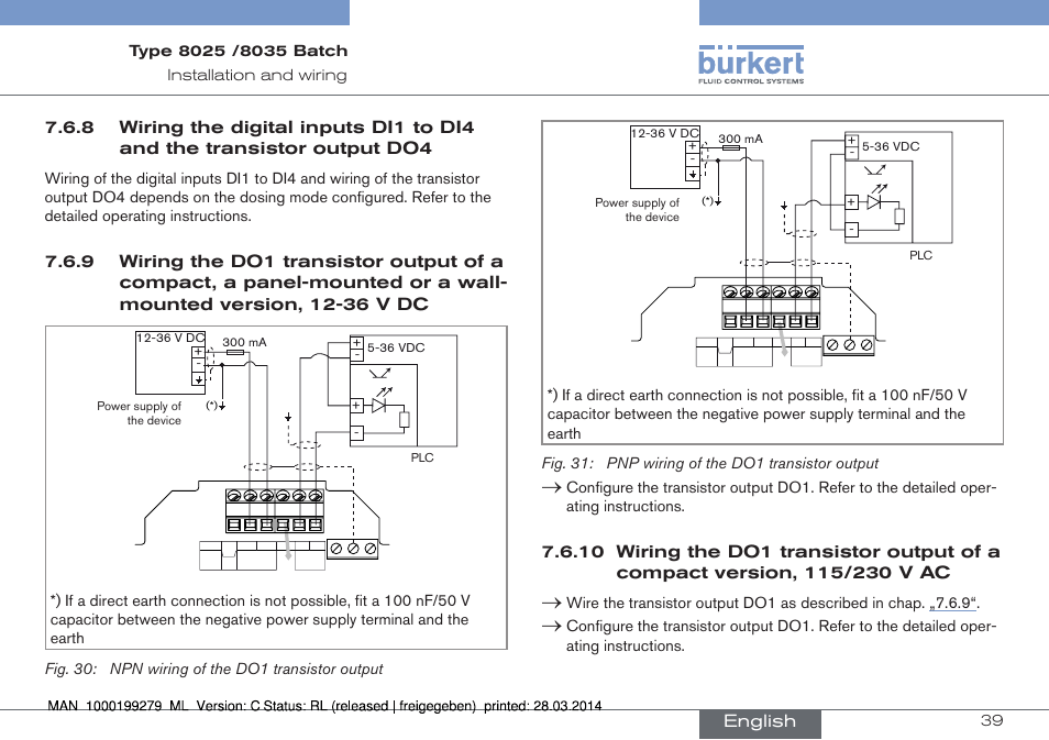 English | Burkert Type 8035 User Manual | Page 41 / 176