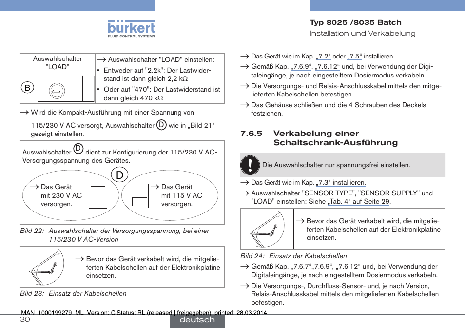 Burkert Type 8035 User Manual | Page 90 / 176