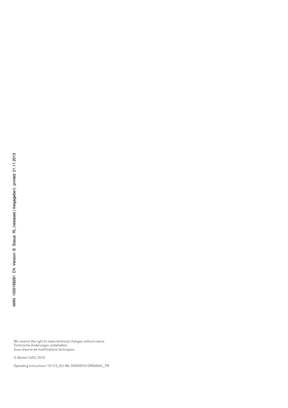 Burkert Type 8035 User Manual | Page 2 / 130
