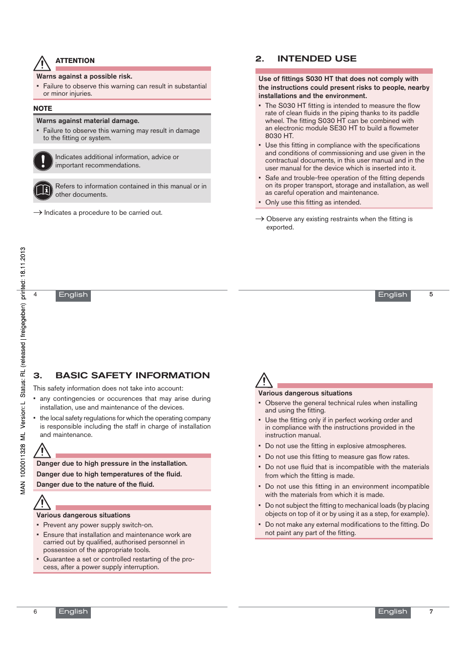 Burkert Type S030 User Manual | Page 2 / 27