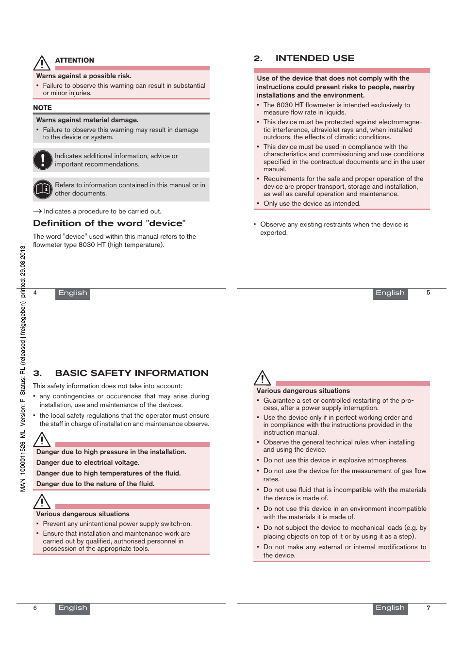 Burkert Type 8030 User Manual | Page 2 / 27