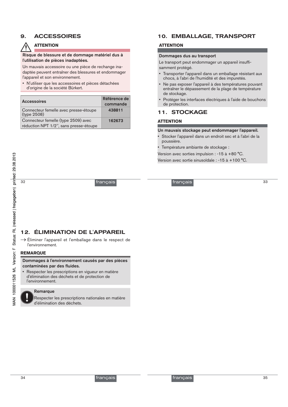 Burkert Type 8030 User Manual | Page 27 / 27