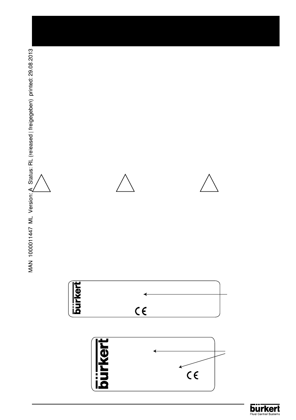 Burkert Type 8030 User Manual | 1 page