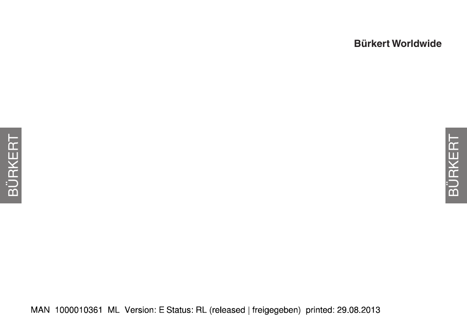Burkert Type 8032 User Manual | Page 112 / 112
