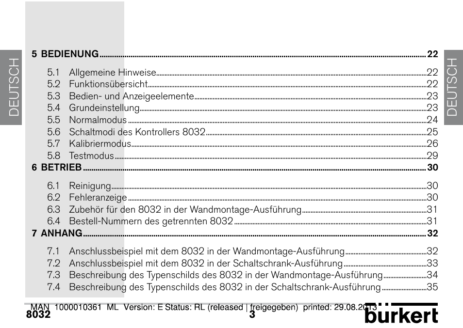 De ut sch de ut sch | Burkert Type 8032 User Manual | Page 75 / 112