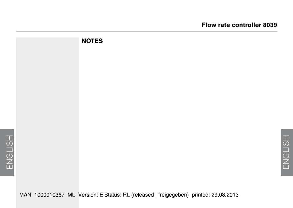 English | Burkert Type S039 User Manual | Page 34 / 112
