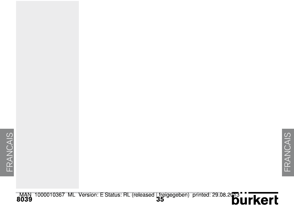 Burkert Type S039 User Manual | Page 71 / 112