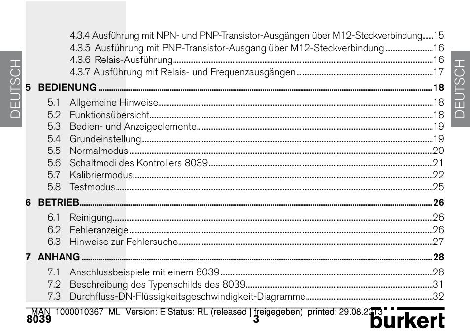 De ut sch de ut sch | Burkert Type S039 User Manual | Page 75 / 112