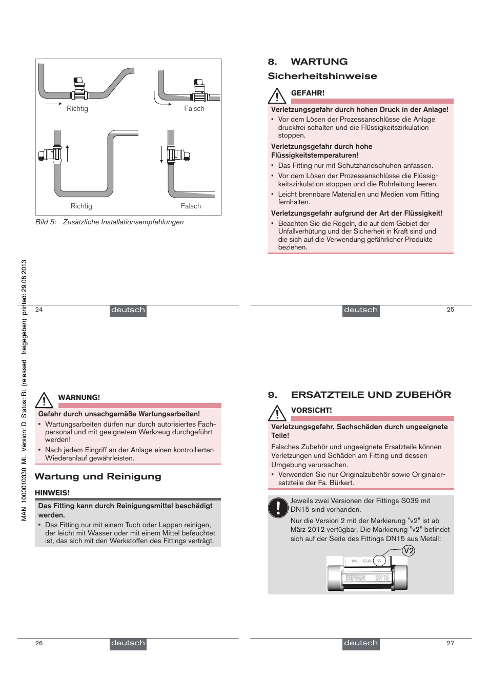 Burkert Type S039 User Manual | Page 15 / 24