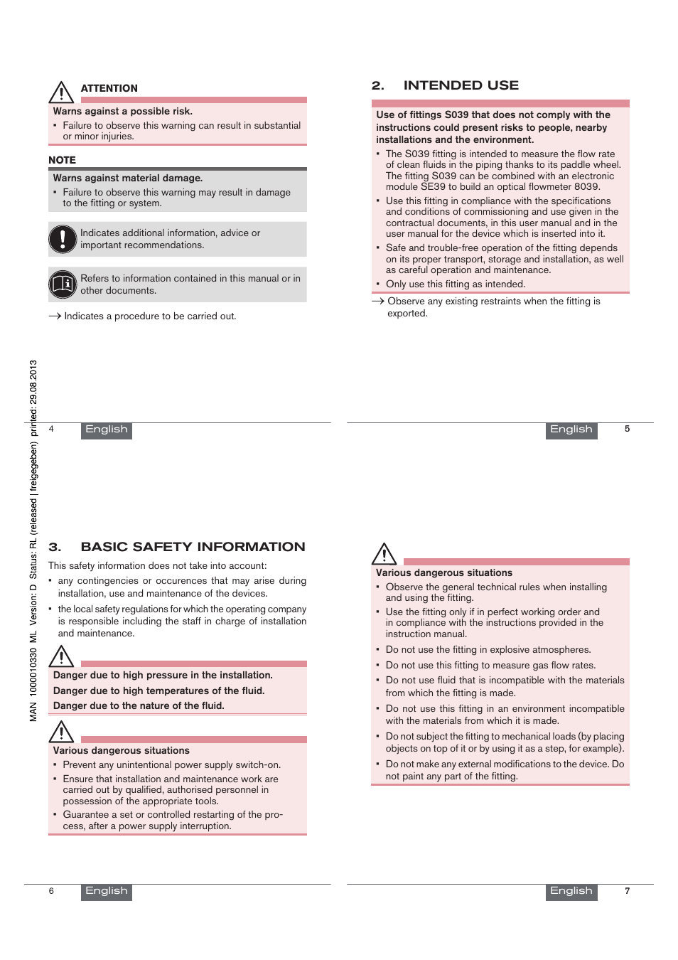 Burkert Type S039 User Manual | Page 2 / 24