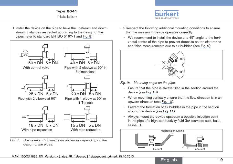 Burkert Type 8041 User Manual | Page 21 / 60