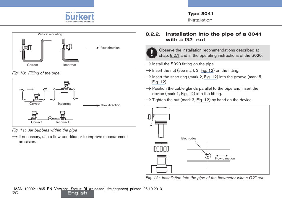 Fig. 10), Fig. 11) | Burkert Type 8041 User Manual | Page 22 / 60