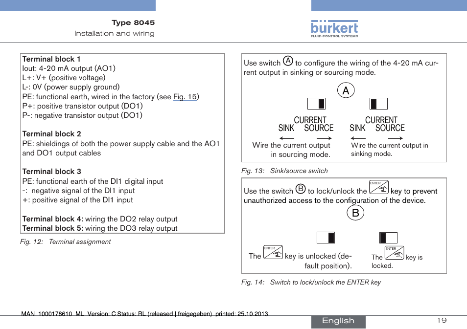 Burkert Type 8045 User Manual | Page 19 / 98